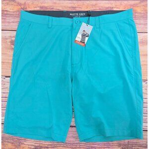 Matte Grey Wayfarer Tortoise Golf Shorts 38 Turquoise NEW NWT